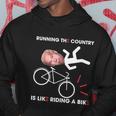 Biden Bike Bicycle Running The Country Is Like Riding A Bike V16 Hoodie Unique Gifts