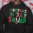 Christmas In July Squad Funny Summer Xmas Men Women Kids Hoodie Funny Gifts