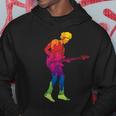 Cool Colorful Music Guitar Guy Hoodie Unique Gifts