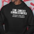 Crossword Go F Yourself Would You Like To Buy A Vowel Hoodie Unique Gifts