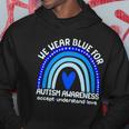 Cute We Wear Blue For Autism Awareness Accept Understand Love Tshirt Hoodie Unique Gifts