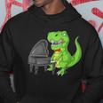 Dinosaur Piano Hoodie Unique Gifts