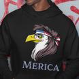 Eagle With A Mullet Merica 4Th Of July Usa American Flag Gift Hoodie Unique Gifts