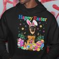 Easter Bunny German Shepherd Dog With Easter Eggs Basket Hoodie Unique Gifts