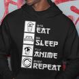 Eat Sleep Anime Repeat Tshirt Hoodie Unique Gifts