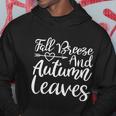 Fall Breese And Autumn Leaves Halloween Quote Graphic Design Printed Casual Daily Basic Hoodie Personalized Gifts