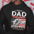 Fathers Day Shirt For Dad An Honor Being Papa Is Priceless Hoodie Unique Gifts