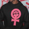 Feminism Venus Clenched Fist Symbol Womens Rights Feminist Hoodie Unique Gifts