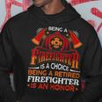 Firefighter Funny Gift Heroic Fireman Gift Idea Retired Firefighter Hoodie Funny Gifts