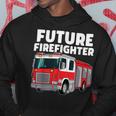Firefighter Future Firefighter Fire Truck Theme Birthday Boy V2 Hoodie Funny Gifts