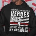 Firefighter Proud Fireman Grandpa Of A Firefighter Grandpa Hoodie Funny Gifts