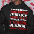 Firefighter This Firefighter Has Serious Anger Genuine Funny Fireman Hoodie Funny Gifts