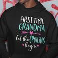 First Time Grandma Let The Spoiling Begin New 1St Time Tshirt Hoodie Unique Gifts