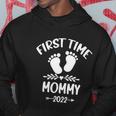 First Time Mommy 2022 Funny New Mom Promoted To Mommy Hoodie Personalized Gifts