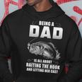 Fishing Dad - Baiting The Hook Hoodie Funny Gifts