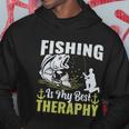 Fishing Is My Best Therapy Hoodie Unique Gifts