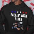 Funny Anti Biden Fallin With Biden Funny Joe Biden Bike Fall Hoodie Unique Gifts
