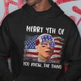 Funny Biden Confused Merry Happy 4Th Of You Know The Thing Funny Design Hoodie Unique Gifts
