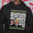 Funny Donald Trump Ugly Christmas Sweater Parody Speech Gift Hoodie Unique Gifts