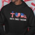 Funny Faith Family Freedom Christian 4Th Of July Hoodie Unique Gifts