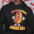 Funny Its Not A Party Until The Wiener Comes Out Tshirt Hoodie Unique Gifts