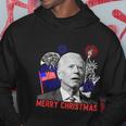 Funny Joe Biden Happy Christmas In July Usa Flag V2 Hoodie Unique Gifts