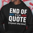 Funny Joe End Of Quote Repeat The Line V2 Hoodie Funny Gifts