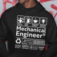 Funny Mechanical Engineer Label Hoodie Unique Gifts