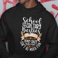 Funny School Secretary Besties Office Squad Admin Assistant Gift Hoodie Unique Gifts