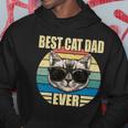 Funny Vintage Cat Daddy Tee Fathers Day Best Cat Dad Ever Hoodie Unique Gifts