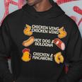 Funny Viral Chicken Wing Song Meme Hoodie Unique Gifts