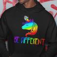 Gay Pride Unicorn Be Different Lgtb Hoodie Unique Gifts