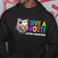 Give A Hoot Autism Awareness Hoodie Unique Gifts