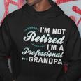 Grandpa Shirts Funny Fathers Day Retired Grandpa Long Sleeve Hoodie Personalized Gifts