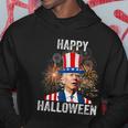 Halloween Funny Happy 4Th Of July Anti Joe Biden Happy Halloween Hoodie Unique Gifts