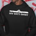 Halloween Scary Off Duty Ghost Spooky Boo Funny Hoodie Funny Gifts