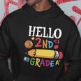 Hello 2Nd Grade Pencil Back To School Hoodie Unique Gifts