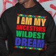 I Am My Ancestors Wildest Dream African Colors Hoodie Unique Gifts