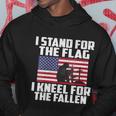 I Stand For The Flag Kneel For The Fallen Memorial Day Gift Hoodie Unique Gifts