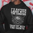 Id Rather Laugh Hoodie Funny Gifts