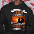 Im Not A Perfect Son But My Crazy Mom Loves Me Hoodie Unique Gifts