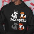 Ironic Fox Squad Nature Forest Animal Men Hoodie Personalized Gifts