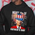 Joe Biden Merry 4Th Of Fathers Day Funny 4Th Of July Cool Gift Hoodie Unique Gifts