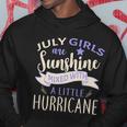 July Girls Are Sunshine Mixed With Hurricane Tshirt Hoodie Unique Gifts