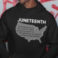 Juneteenth African American Black Us History Hoodie Unique Gifts