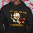 Just A Girl Who Loves Bearded Dragons Hoodie Unique Gifts