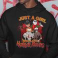 Just A Girl Who Loves Horror Movies Tshirt Hoodie Unique Gifts