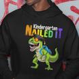 Kindergarten Nailed It Graduation Class Of 2022 Dinosaur Funny Gift Hoodie Unique Gifts