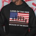 Land Of The Free Because Of The Brave Tshirt Hoodie Unique Gifts