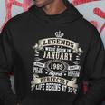 Legends Were Born In January 1989 Vintage 33Rd Birthday Gift For Men & Women Hoodie Unique Gifts